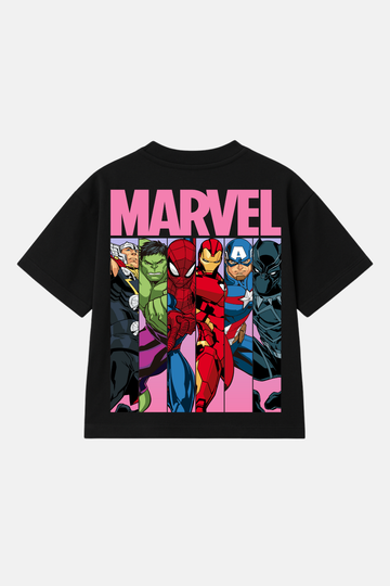 Marvel Heroes Squad Oversized Tee - For Kids