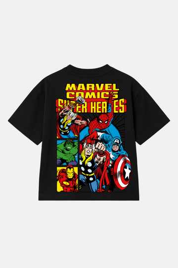 Marvel Super Heroes Classic Oversized Tee - For Kids