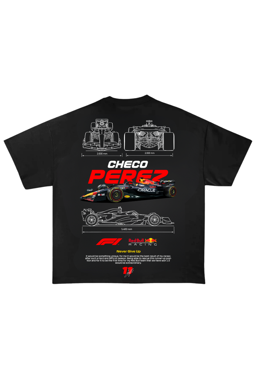 Checo Pérez Red Bull Racing Oversized Tee